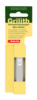 Adler Grilith Holzwachsstange Lichtgrau, Nr. 111, 702704033611