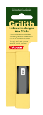 Adler Grilith Holzwachsstange Mittelgrau, Nr. 118, 702704034011