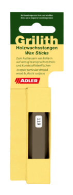 Adler Grilith Holzwachsstangen Nuss, Nr. 119, 702704034211