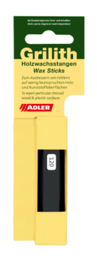 Grilith Holzwachsstangen Schwarz, Nr. 120, 702704034511