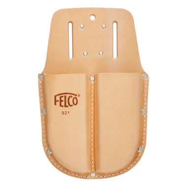 FELCO Doppel-Etui Nr. 921, Tasche für Zwei Gartenscheren, aus Echtleder, 921