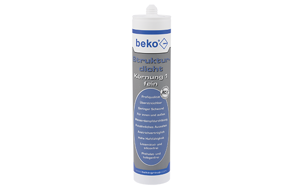 Beko Strukturdicht weiß-strukturiert, Körnung 1 fein 310 ml 230 330