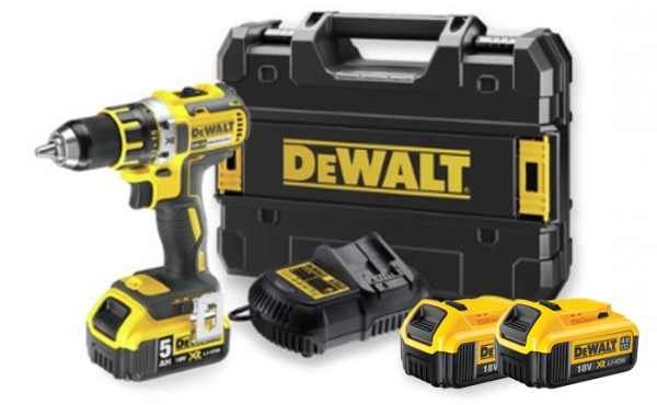 DeWalt 18V Akku Bohrschrauber, mit 3 x 4 Ah Akkus - DCD790M3-QW