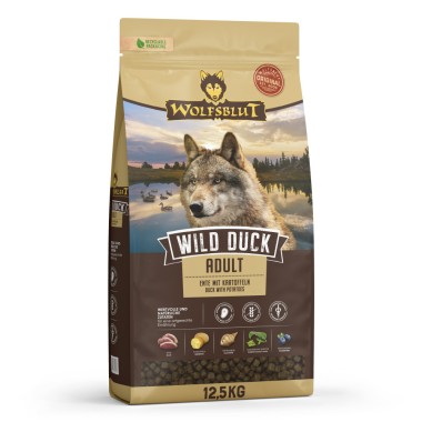 Wolfsblut Wild Duck Adult, Trockenfutter, 12,5 kg, WB784707