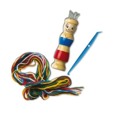 Preview: SES Creative Strickpuppe und Wolle, 00862