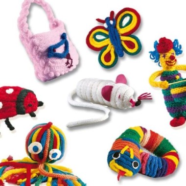Preview: SES Creative Strickpuppe und Wolle, 00862