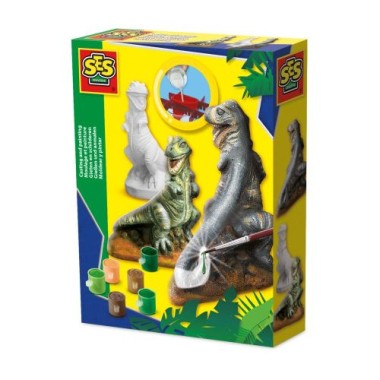 SES Creative Gießen und anmalen – T-Rex, 01283