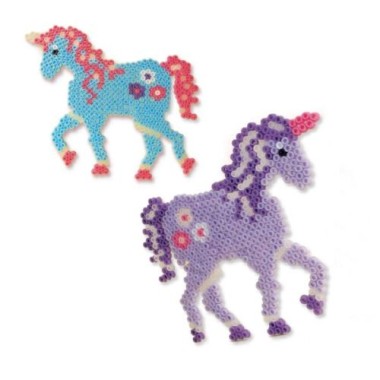 Preview: SES Creative Bügelperlen-Set Einhorn, Glow in the Dark, 06115