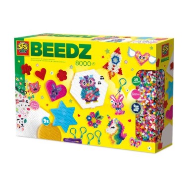 SES Creative Beedz-Bügelperlen - Mega Bastelset, 06234