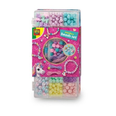 SES Creative  Unicorn – Schmuckperlen-Set, 14749