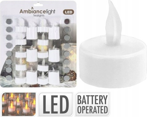 Koopman Teelicht Mit Led 16er Set, Inkl. Batterien, AX5990300