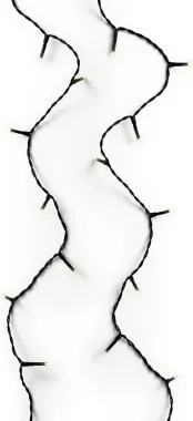 Preview: Lumineo LED Ricelight 3m, 40LEDs, außen, schwarz/klassisch warm, 494332