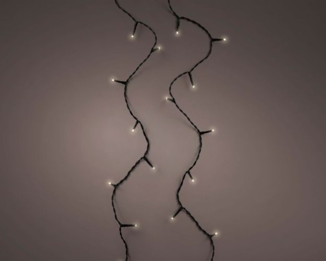 Preview: Lumineo LED Ricelight 3m, 40LEDs, außen, schwarz/klassisch warm, 494332