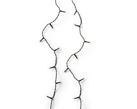 Preview: Lumineo LED Ricelight aussen 36m, 480L, schwarz/warmes weiß, 494269