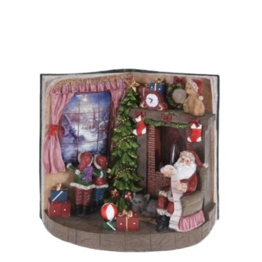 Weihnachtsszene Buch 24cm 2 sortiert AAA752380