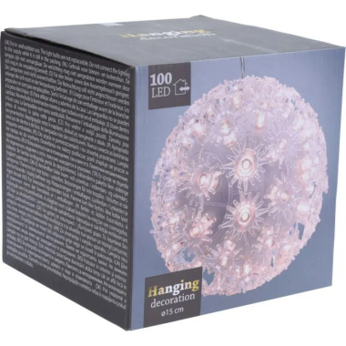 Kugel mit 100 Lampen 15cm AXZ001050 1