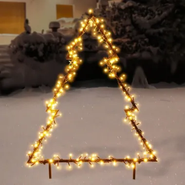 Preview: Koopman Deko-Weihnachtsbaum mit 175 LED für den Außenbereich, 75 cm AX2500130