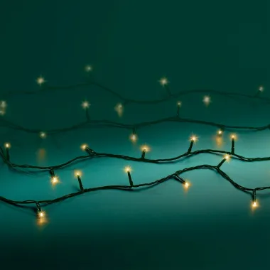 Lumineo LED Basic-Beleuchtung Outdoor, 1190 cm, 120L, green/champagne, 495887