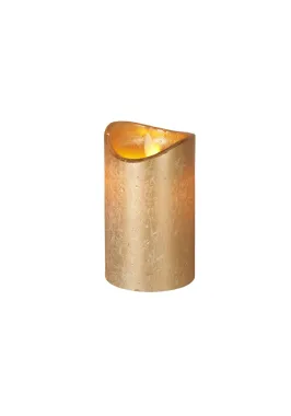 Koopman Ledkerze Gold, 7,5 x 12,5cm, realistic, AX5442210