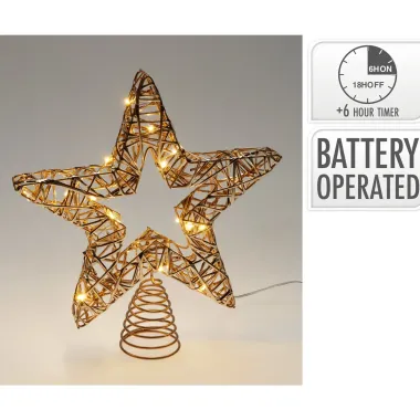 Preview: Koopman Baumspitze LED, H 28 x B 5 x L 24 cm, AMZ200680