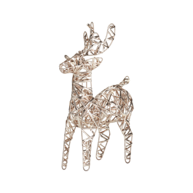 Koopman Rentier mit LED H21xB5xL14 cm, AMZ200700