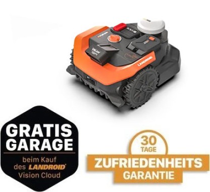 Worx Zufriedenheitsgarantie + gratis Garage