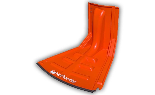 NoFloods EasyWall ABS-Barrier Außeneckmodul T50-OU BW-DO43