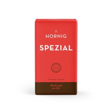 J. Hornig Spezial Kaffee gemahlen 500 g, mild-würzig, mittlere Röstung, 106