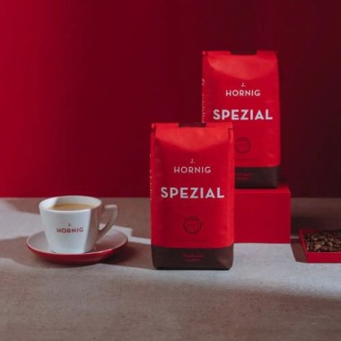 Preview: J. Hornig Spezial Kaffee ganze Bohne 500 g, mild-würzig, mittlere Röstung, 103