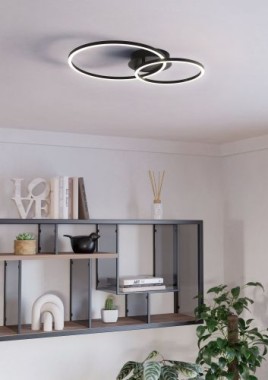 Preview: EGLO LED Deckenleuchte Palmaves 2, 56x39cm, 1600lm, 3000K, 75554