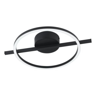 EGLO LED Deckenleuchte CCT dimmbar schwarz - Gambulaga 1, 75967