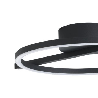 Preview: EGLO LED Deckenleuchte CCT dimmbar schwarz - Gambulaga 1, 75967