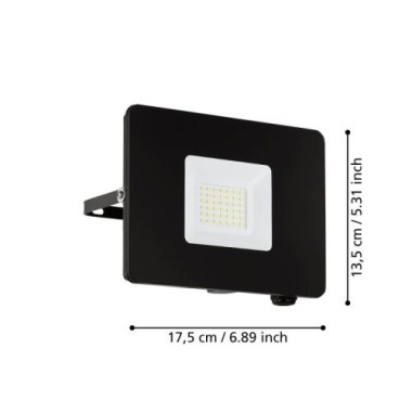 EGLO LED Außenwandleuchte IP65 17,5cm 3400lm 5000K Faedo 3, ohne Sensor, 97457