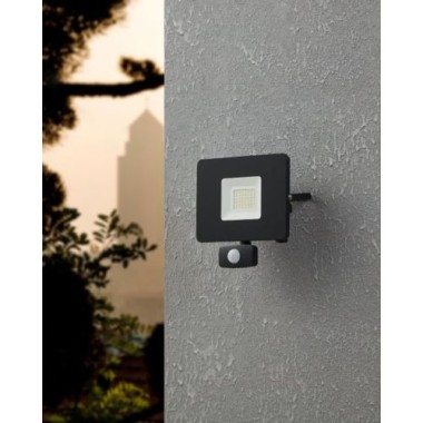 Preview: EGLO LED Außenwandleuchte IP44 Sensor 17cm Faedo 3, mit Sensor, 97462