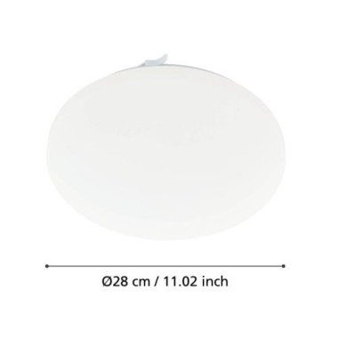 EGLO LED Wand-/Deckenleuchte Ø28cm 1100lm 3000K Frania, 97871