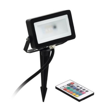 EGLO LED RGB Außen-Strahler Faedo 4, IP44, RGB, dimmbar, 900lm, 3000K, 98185