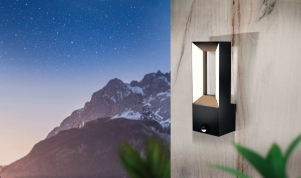 Preview: EGLO LED Außen Wandlampe Riforano, mit Bewegungsmelder, IP44, Sensor, 3000K, 98726