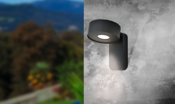 Preview: EGLO LED Außen-Wandlampe Palosco, IP44, 11,5cm, 360lm, 3000K, 98737