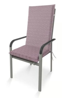 Preview: Doppler Hochlehner Art, Fischgräten Lila,119x48x6cm, Polyester&Baumwolle, 5122914043