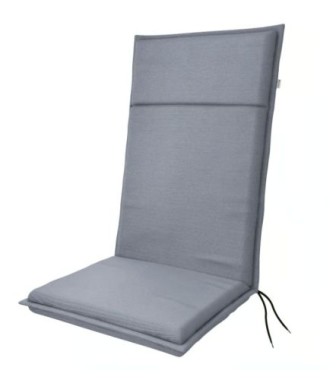 Doppler Hochlehner Auflage Life hellgrau, 119x48x4 cm, 5127595354