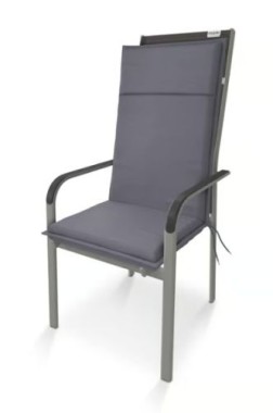 Preview: Doppler Hochlehner Auflage Life hellgrau, 119x48x4 cm, 5127595354