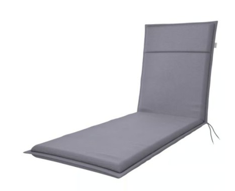 Doppler Auflage Sunlounge Life hellgrau, 195x60x4cm, 5147595354