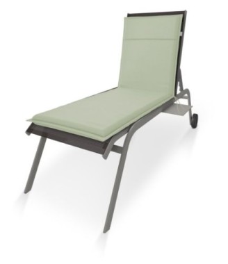 Preview: Doppler Auflage Sunlounge Life Mint,195x60x4cm, Polyester, 5147595356