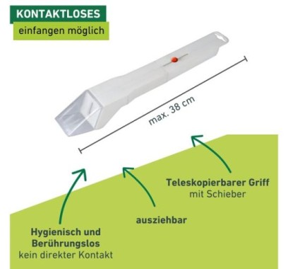 Preview: Windhager Spinnen- und Insektenfänger Easycatch, Weiß, 03267