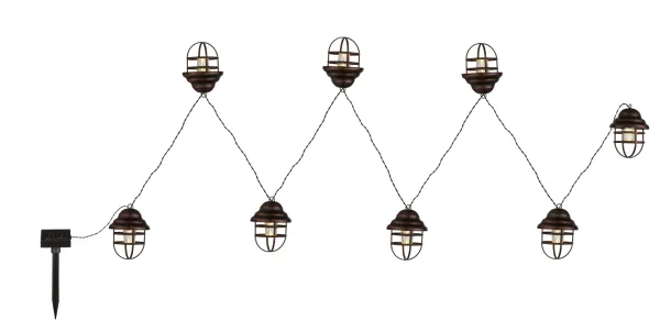 Globo Solarleuchte Lavino, LED Solar Lichter Kette, 33059-8