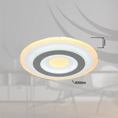 Globo LED Deckenleuchte mit Fernbedienung, 48011-21