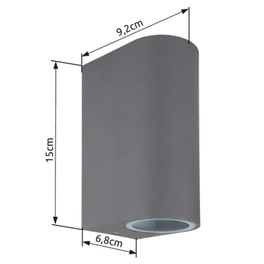 Globo Außenleuchte Veronika, IP44, 34163-2