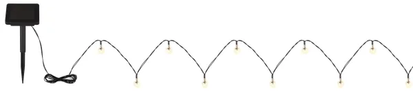 Preview: GLOBO Solarbetriebene Outdoor Lichterkette, 36802-20