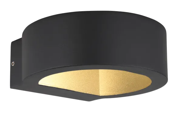 Globo Außenleuchte SLICE I, schwarz, IP54 7W 3000K 200LM, 34313