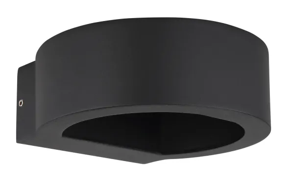Preview: Globo Außenleuchte SLICE I, schwarz, IP54 7W 3000K 200LM, 34313